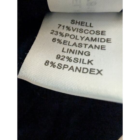 Diane Von Furstenberg DVF Black Mini Skirt Gold Buttons Accents Women 6 - Picture 7 of 9